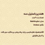هنگ درام 9 نت برند هارمونی مدل نخلو جنس استیل