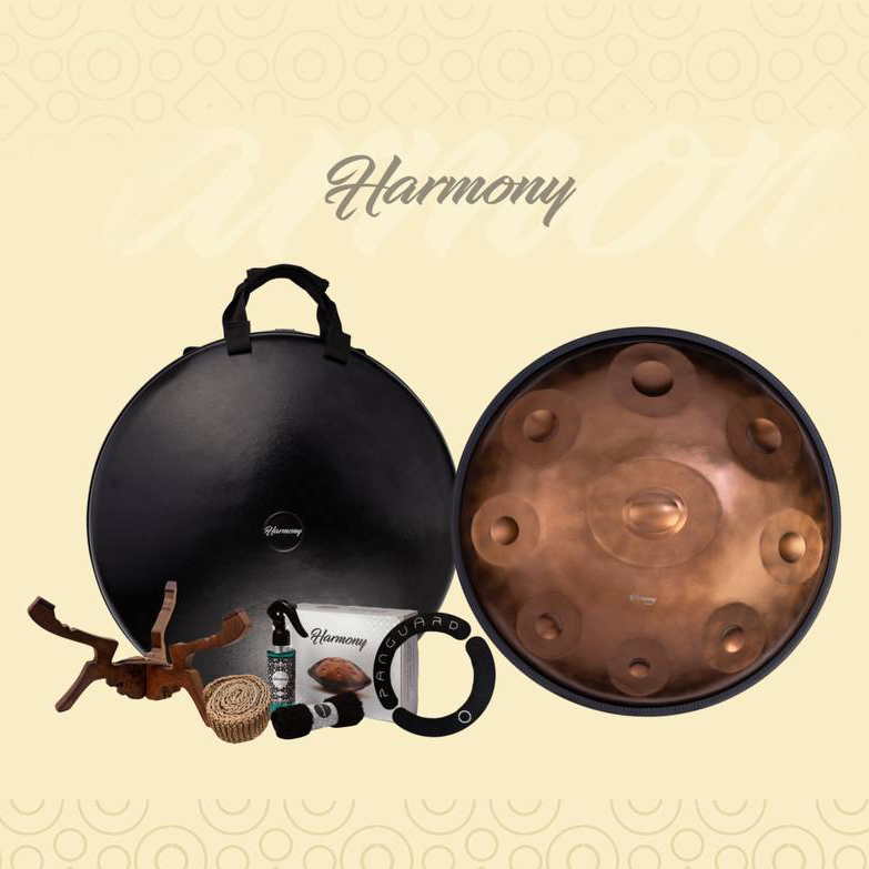 هنگ درام 9 نت برند هارمونی مدل گلد جنس استیل