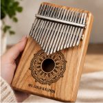 کالیمبا 17 تیغ چوبی طرح ماندلا